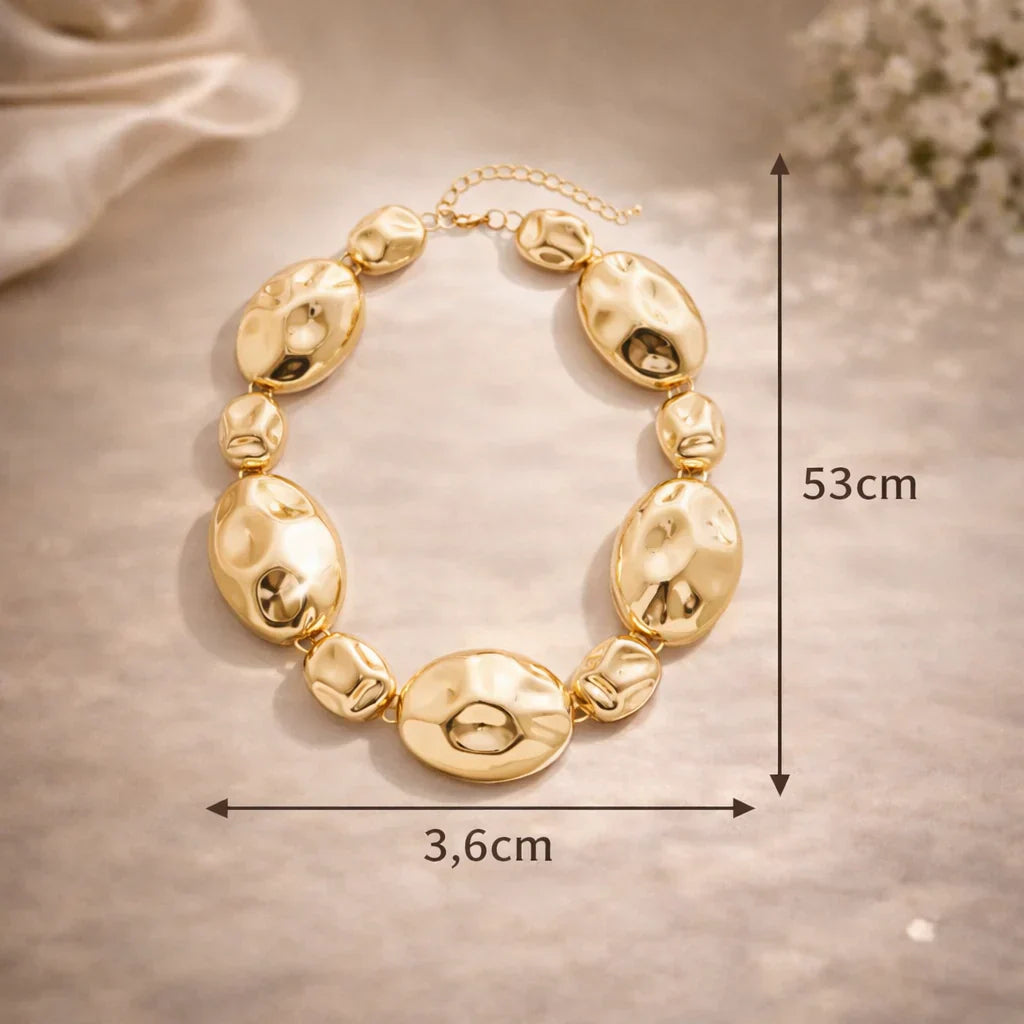Collar de eslabones de oro
