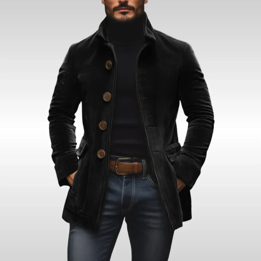 Roberto™ | Chaqueta de algodón acanalado