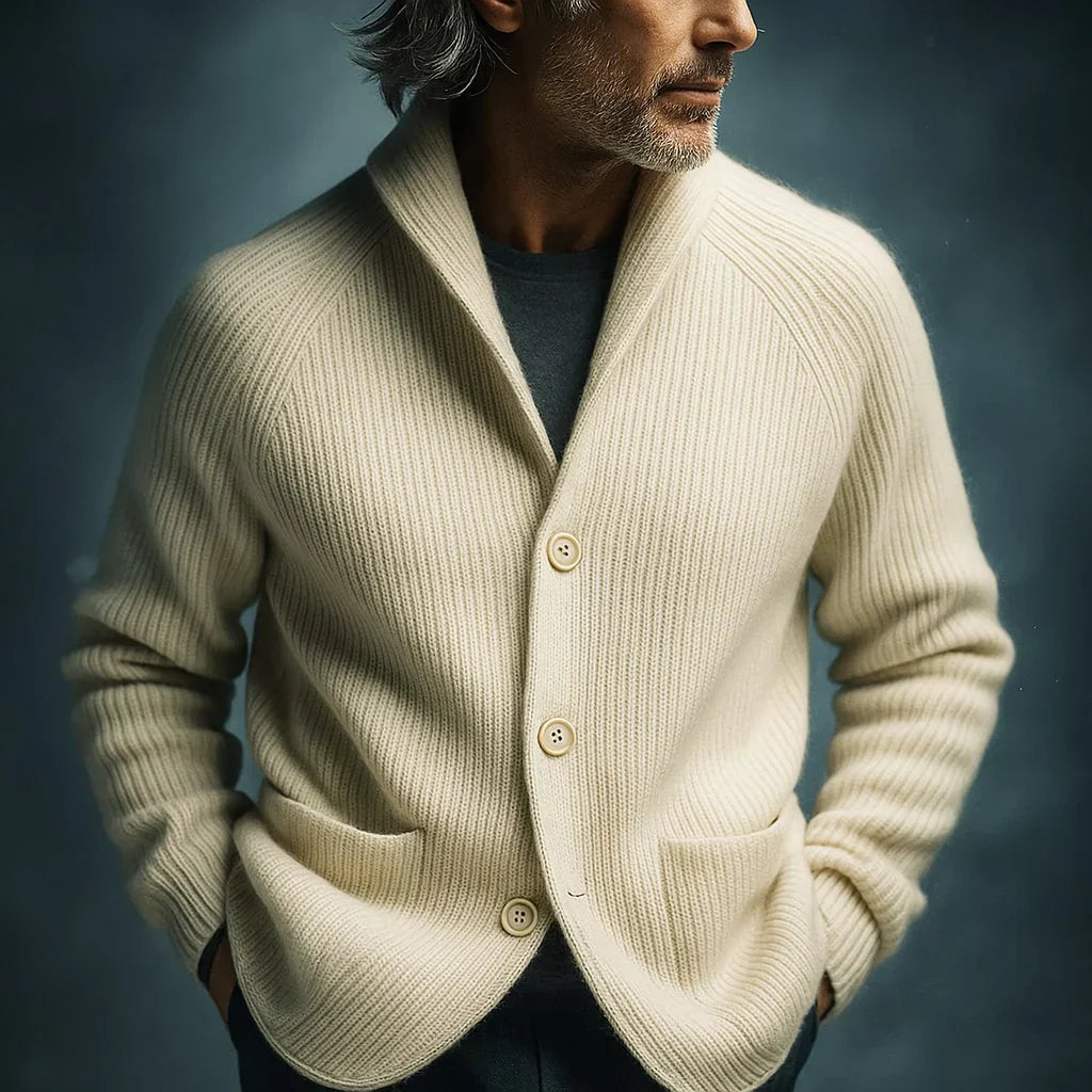 Nathan™ | Cárdigan de lana cónico