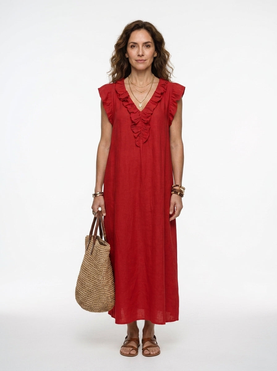 Camila | Vestido largo bohemio