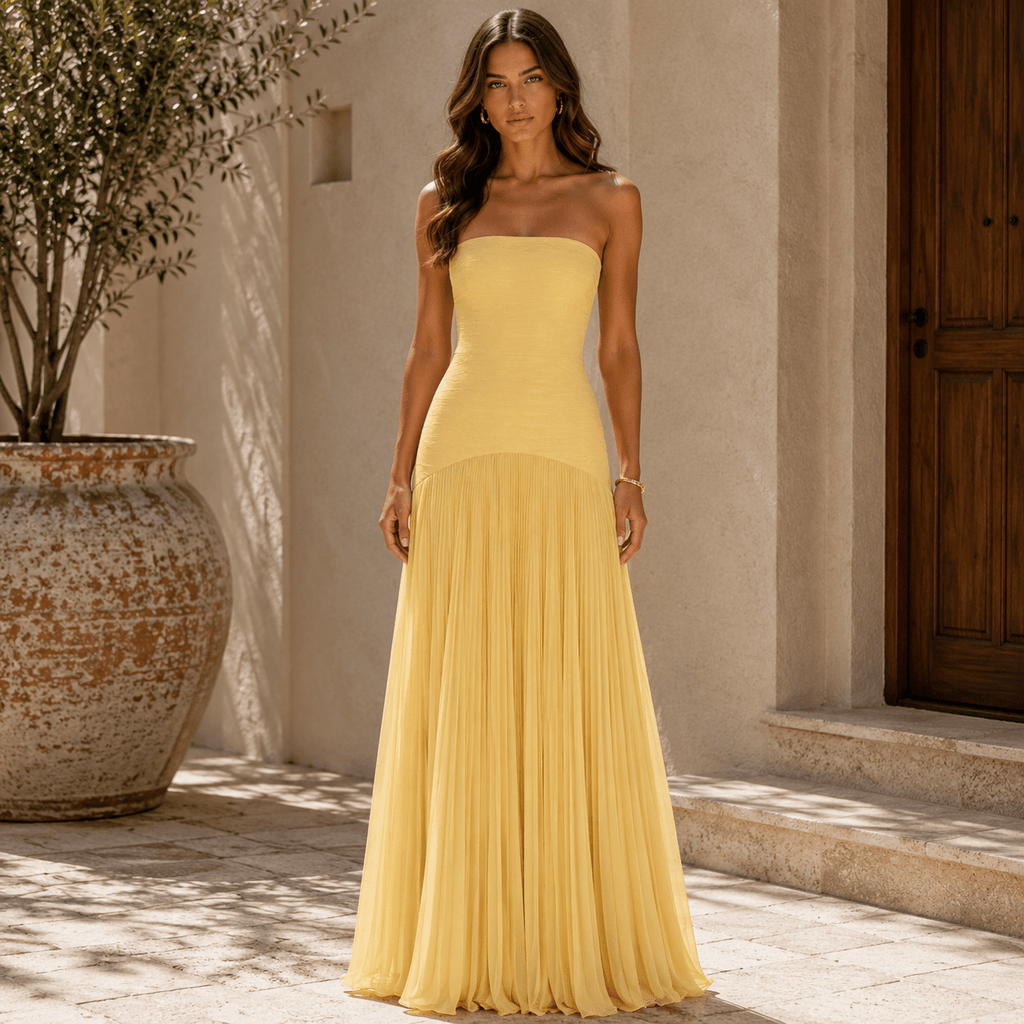 Francesca™ | Vestido con hombros al aire