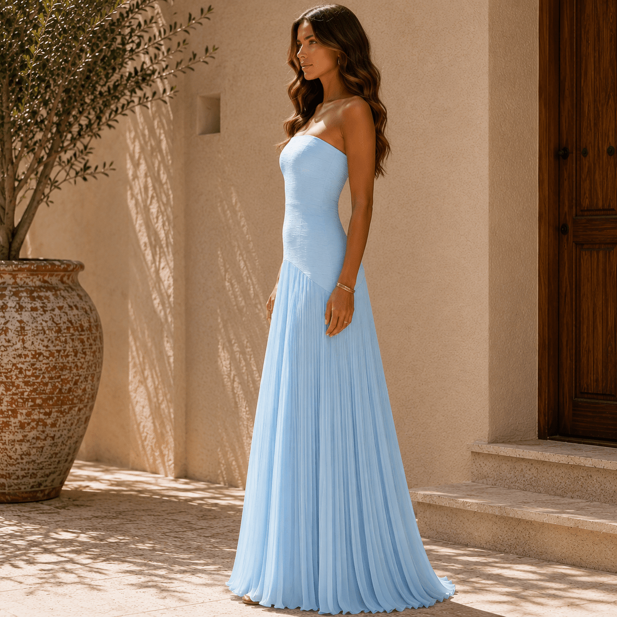Francesca™ | Vestido con hombros al aire