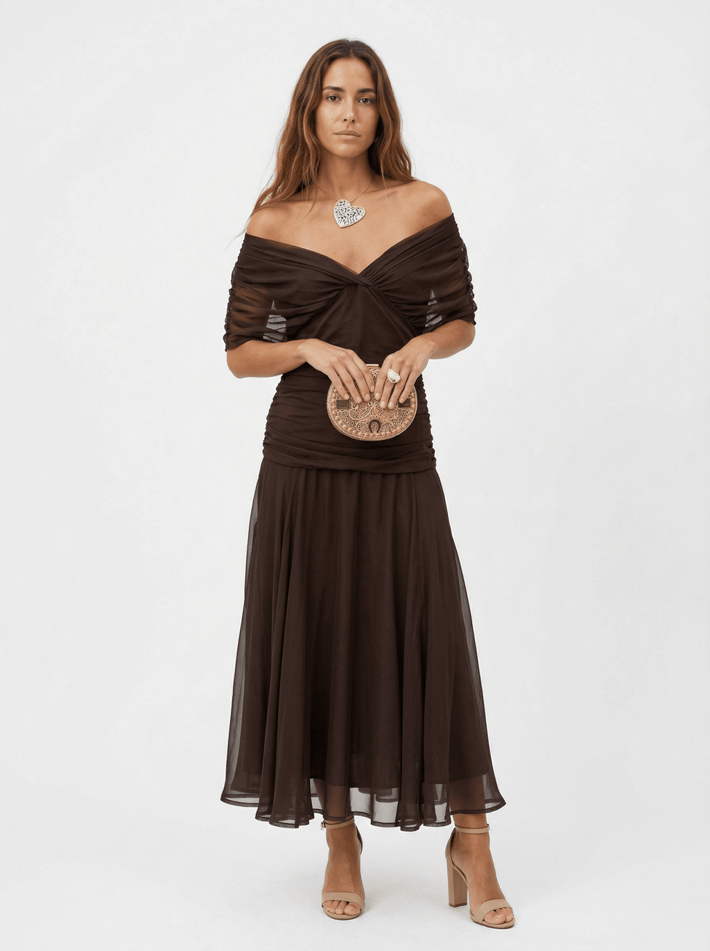Paula™ | Vestido largo con escote en V