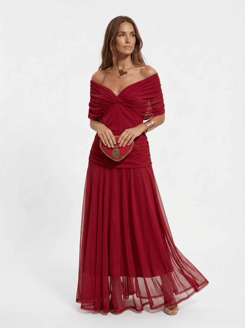 Paula™ | Vestido largo con escote en V