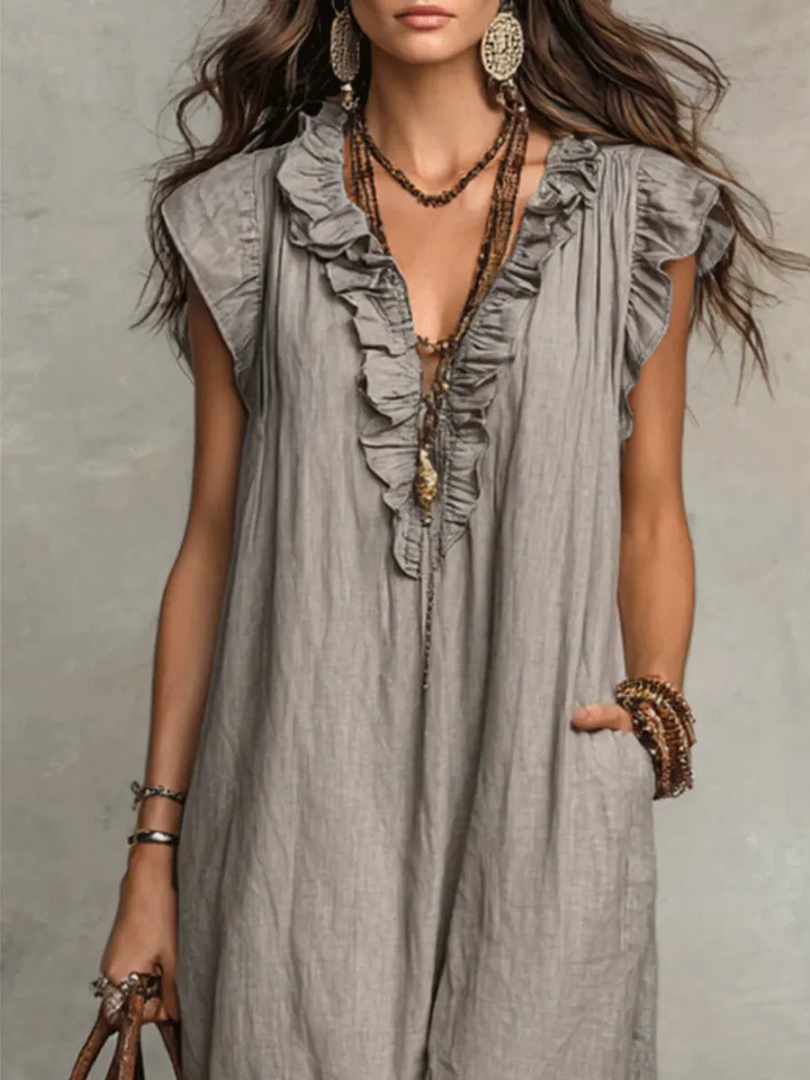 Camila | Vestido largo bohemio